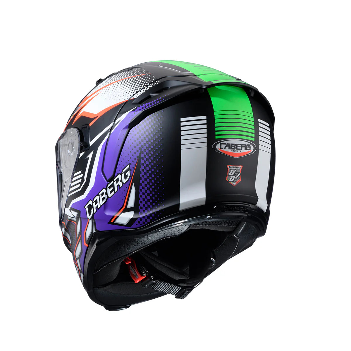 Caberg Avalon X Gurkha Matt Black Fluo Orange Green Purple Motorcycle Helmet