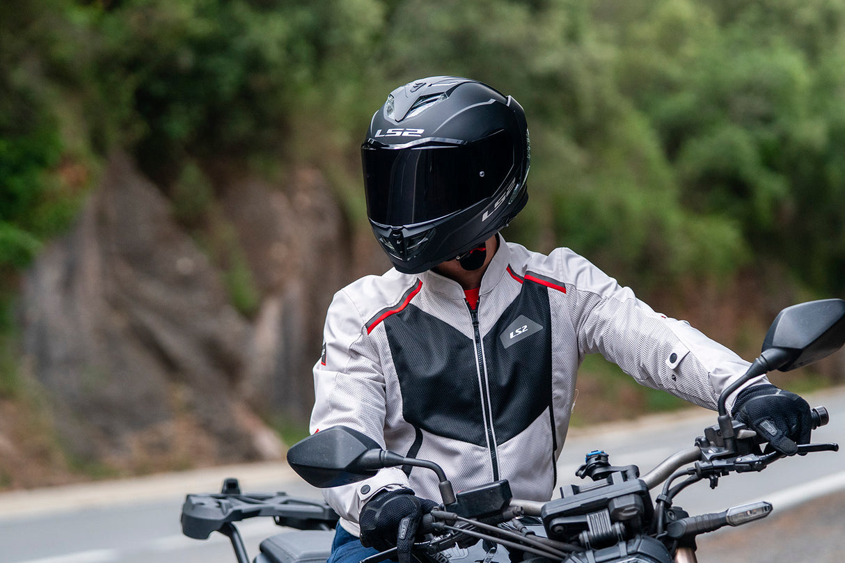 LS2 FF818 Storm III Solid Matt Black Motorcycle Helmet