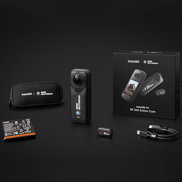 Insta360 X5 BMW Edition Motorcycle Bundle Inc Ultra Battery & Mini Remote