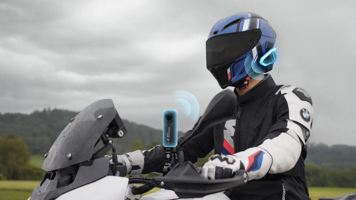Insta360 X5 BMW Edition Motorcycle Bundle Inc Ultra Battery & Mini Remote