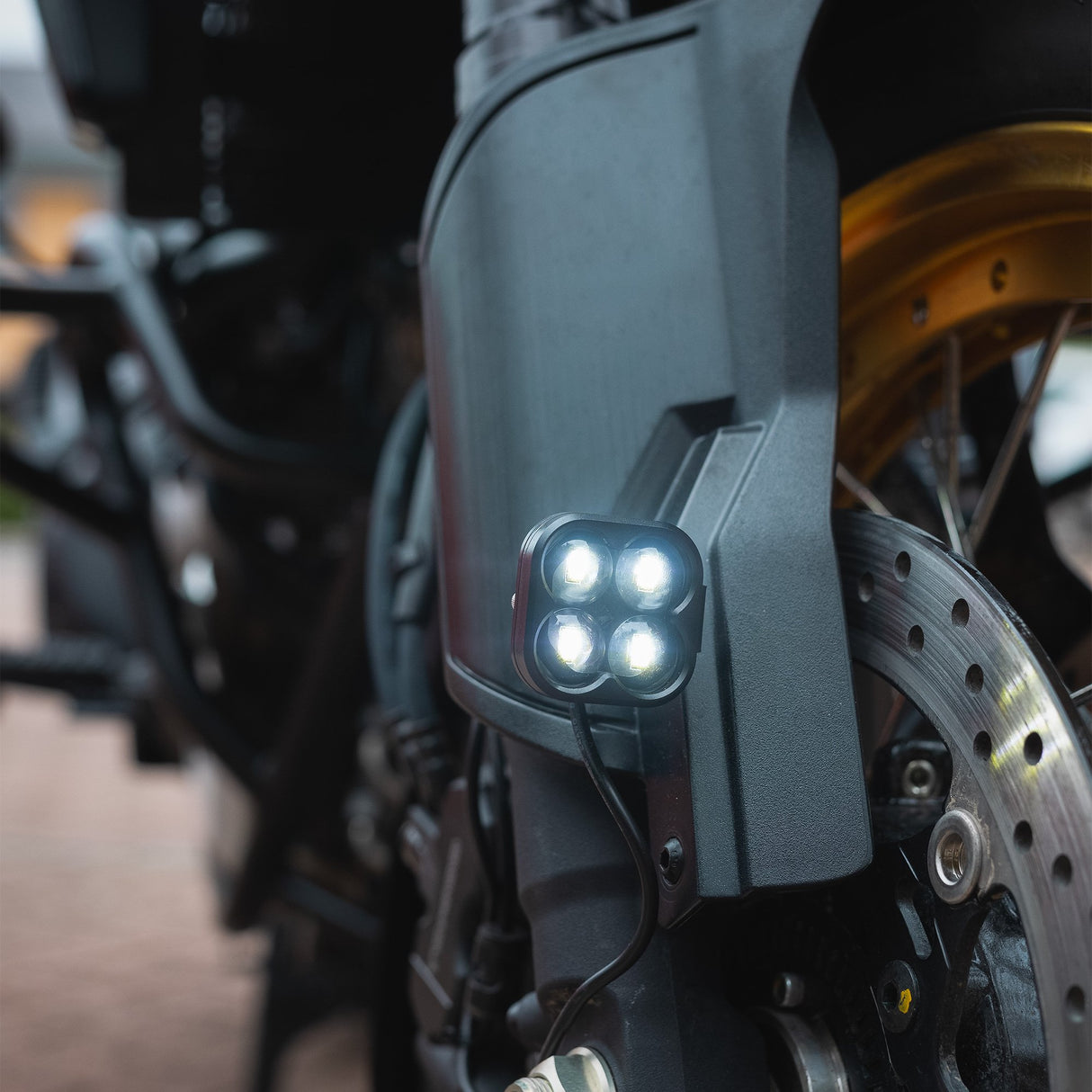 Oxford EL383 Motorcycle Motorbike Cube LED DRL Front Lights