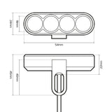 Oxford EL384 Motorcycle Motorbike Strip LED DRL Front Lights