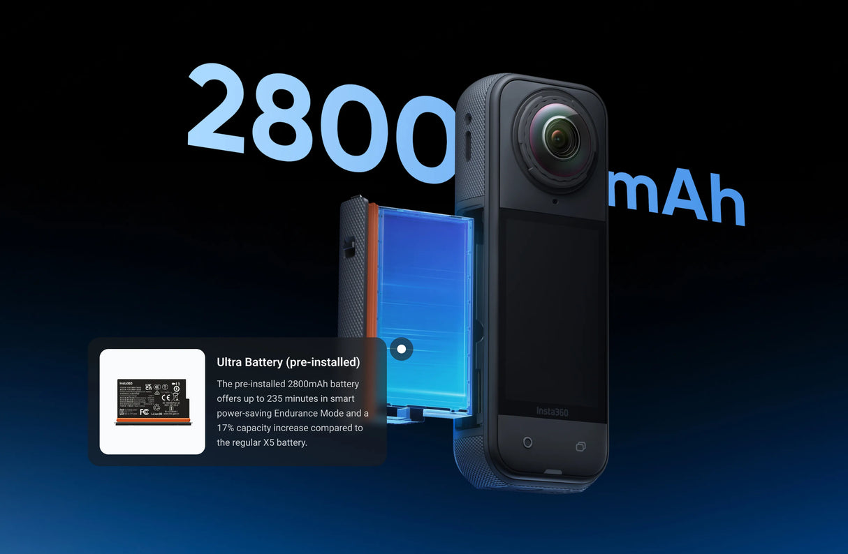 Insta360 X5 BMW Edition Motorcycle Bundle Inc Ultra Battery & Mini Remote