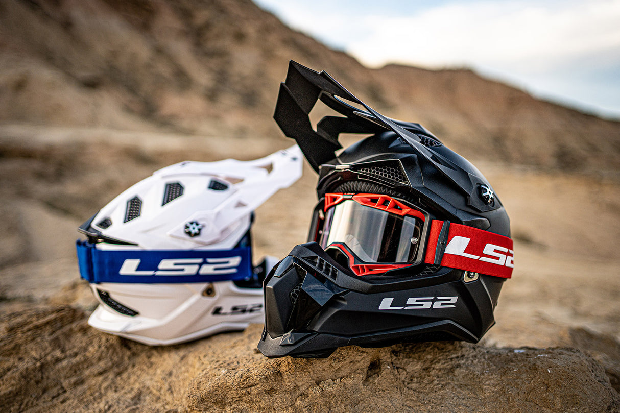 LS2 MX700 Subverter Evo II Single Mono Gloss White Motorcycle Helmet