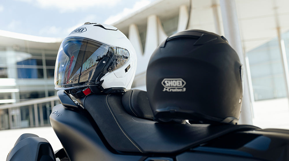 Shoei J-Cruise 3 Matt Black Motorcycle Helmet – Rider