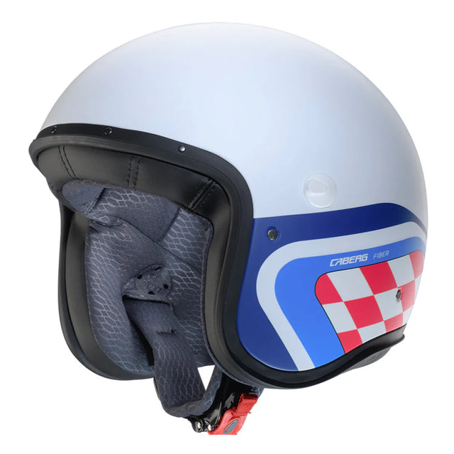Caberg Freeride X Daytona Matt White Blue Red Motorcycle Helmet 