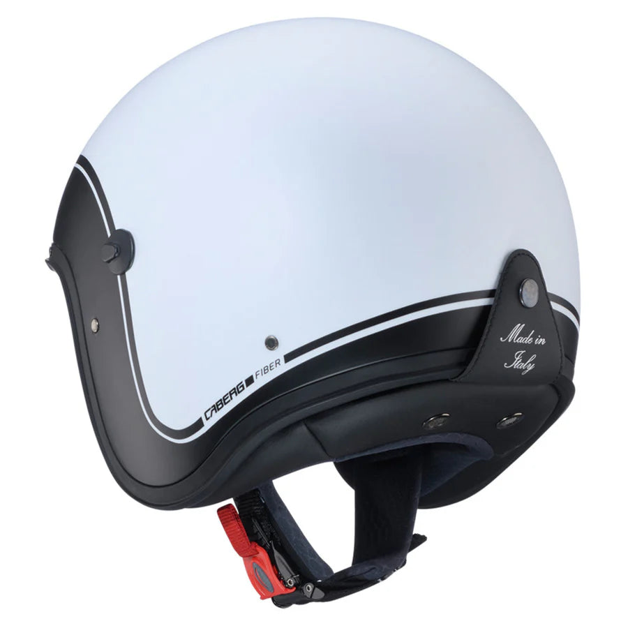 Caberg Freeride X Imola Matt White Black Motorcycle Helmet