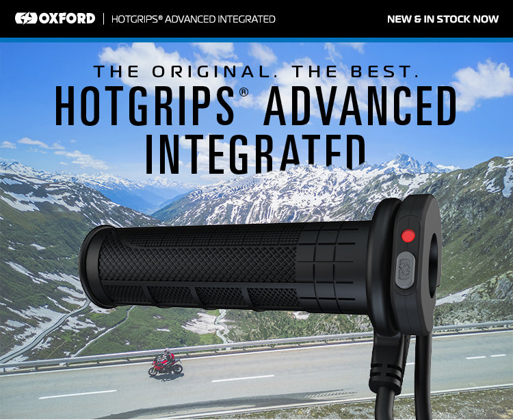 Oxford EL399 HotGrips Advanced Integrated Sport Motorcycle Heated Handlebar Grips