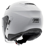 Shoei J-Cruise 3 Plain White Motorcycle Helmet