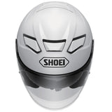 Shoei J-Cruise 3 Plain White Motorcycle Helmet