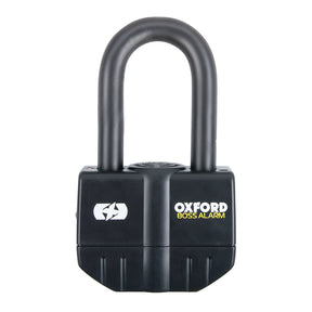 Oxford Boss Alarm LK484 16mm Motorcycle Padlock Black