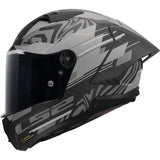 LS2 FF805 Thunder GP Aero Polar Matt Black Carbon Motorcycle Helmet