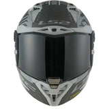 LS2 FF805 Thunder GP Aero Polar Matt Black Carbon Motorcycle Helmet