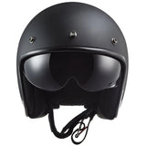 LS2 OF601 Bob II Solid Matt Black Motorcycle Helmet