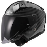 LS2 OF603 Infinity II Gloss Carbon Motorcycle Helmet 