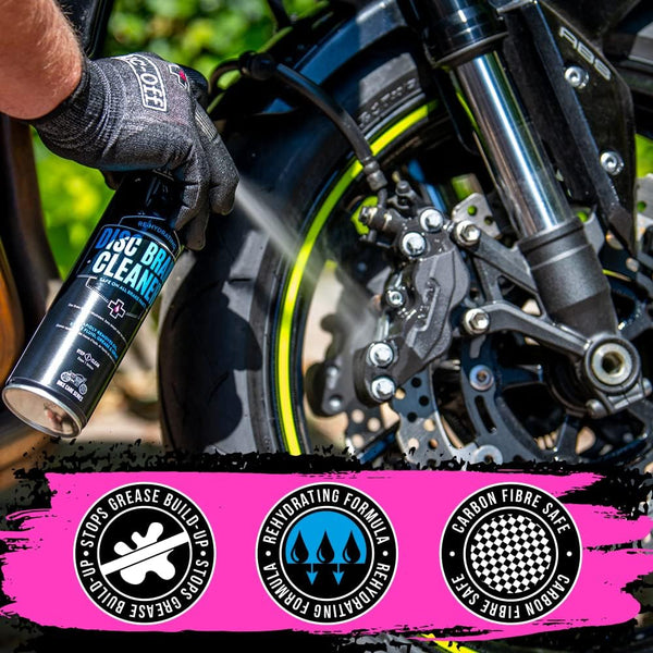 Muc-Off 613 Motorcycle Disc Brake Cleaner Motorbike Degreaser Spray 400ml