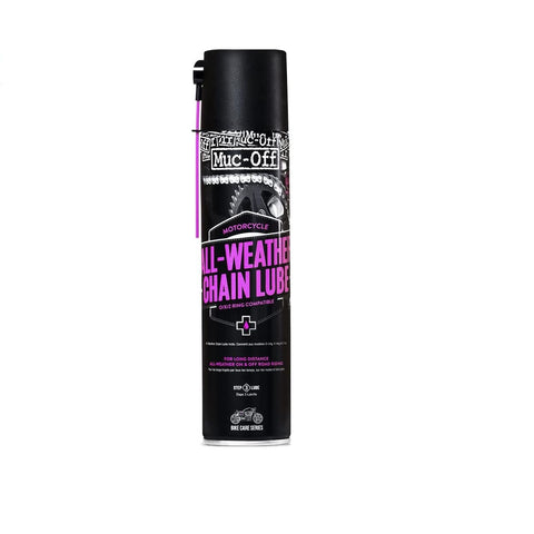 Muc-Off 637 Motorcycle All Weather Chain Lube Motorbike Spray Lubricant 400ml