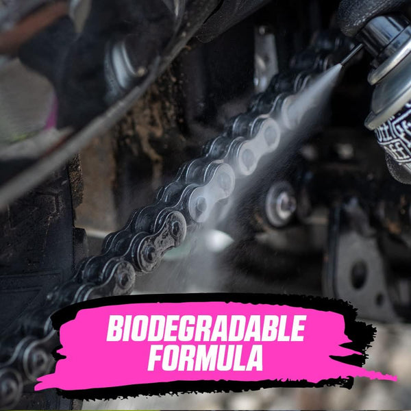 Muc-Off 650 Motorcycle Chain Cleaner Dirt Lube Motorbike Biodegradable Spray 400ml