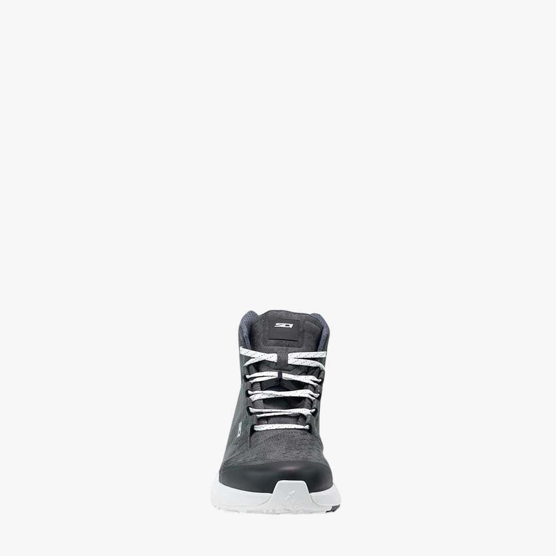 Sidi Nucleus Suede Waterproof D3O Motorcycle Shoes Black & White