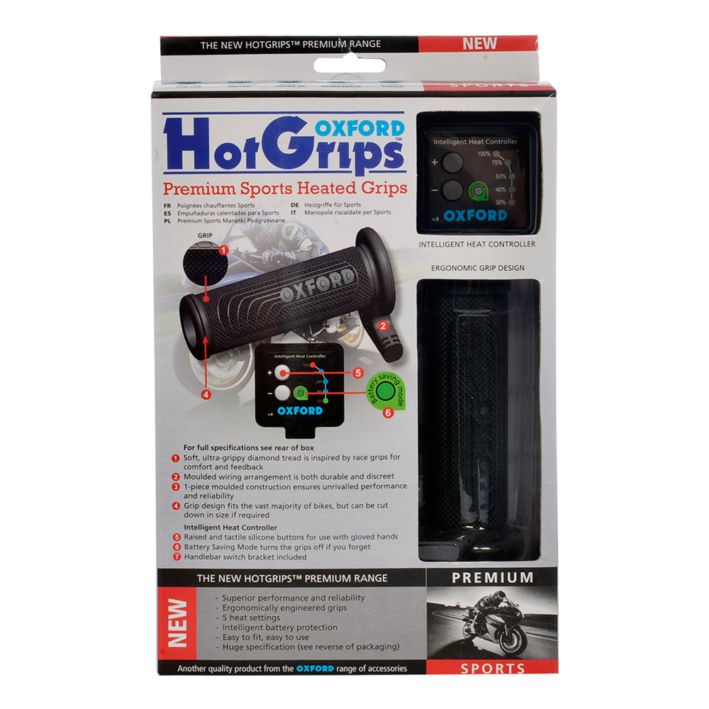 Oxford OF692 Heated Grips Motorbike Motorcycle HotGrips Premium Sports