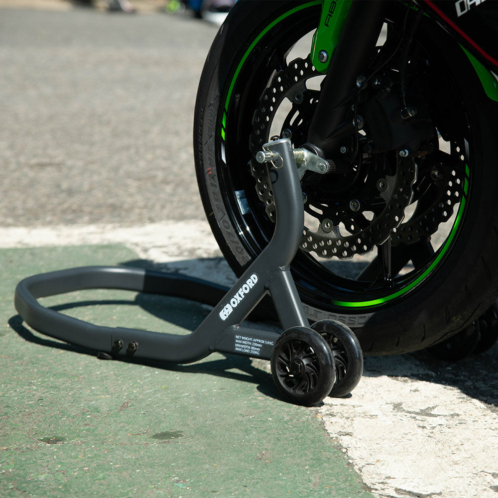 Oxford OX264 ZERO-G Front Paddock Motorbike Motorcycle Stand Heavy Duty