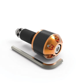 Oxford OX585 Aluminium Motorcycle Motorbike 22mm Handlebar CarbEnds 1 Universal Bar Ends Gold