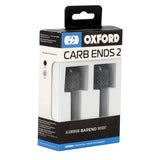 Oxford OX588 CarbEnds 2 Motorcycle Motorbike 22mm Handlebar Bar End Weights Black