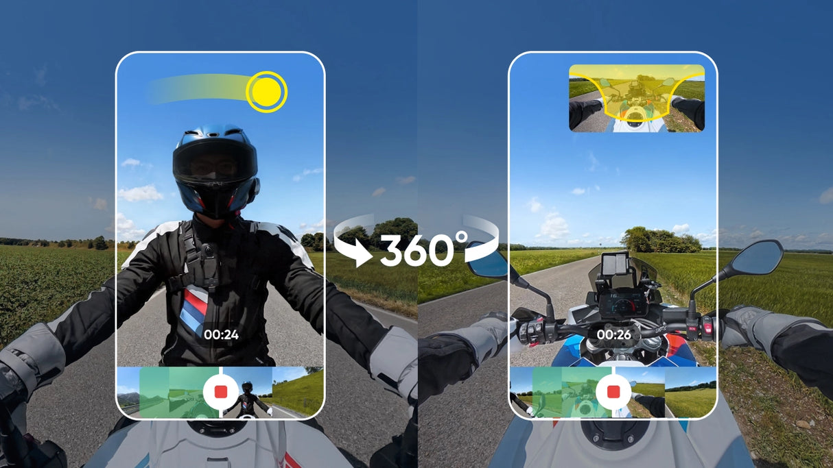 Insta360 X5 BMW Edition Motorcycle Bundle Inc Ultra Battery & Mini Remote
