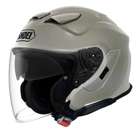 Shoei J-Cruise 3 Plain Chalk Grey Motorcycle Helmet