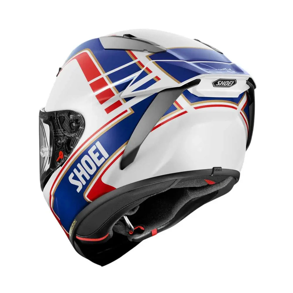Shoei X-SPR PRO Wayne Gardner TC2 White Blue Red Motorcycle Helmet