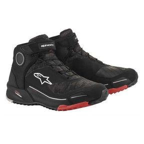 Alpinestars CR-X Drystar Men‘s Motorcycle Shoes Black Camo Red