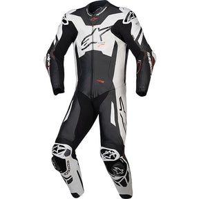 Alpinestars GP Plus V4 Sprint Suit Black White Fluo Red