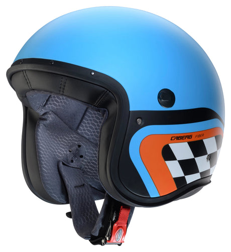 Caberg Freeride X Daytona Matt Blue Black Orange Motorcycle Helmet 