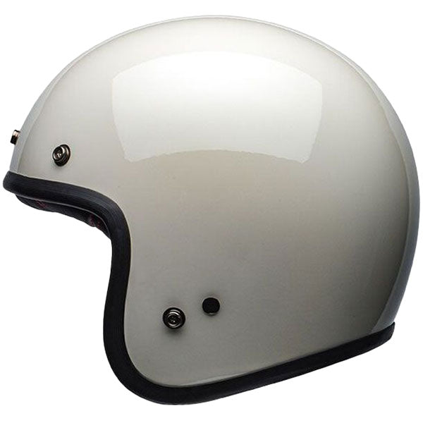 Bell Custom 500 Vintage White Motorcycle Helmet