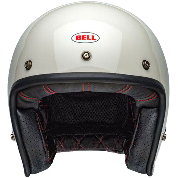 Bell Custom 500 Vintage White Motorcycle Helmet