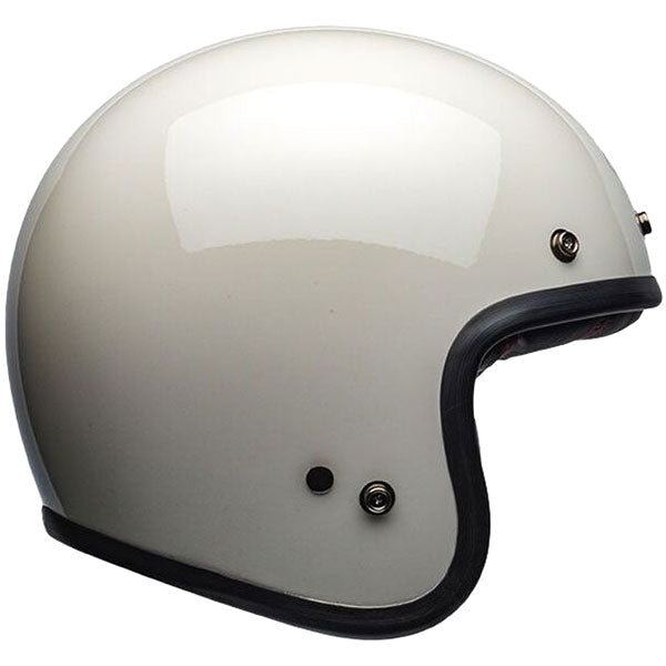 Bell Custom 500 Vintage White Motorcycle Helmet