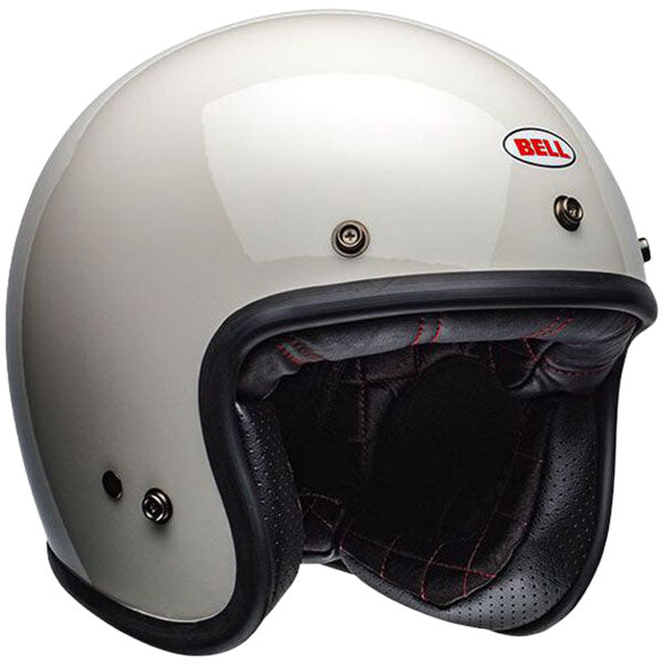 Bell Custom 500 Vintage White Motorcycle Helmet