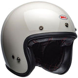 Bell Custom 500 Vintage White Motorcycle Helmet