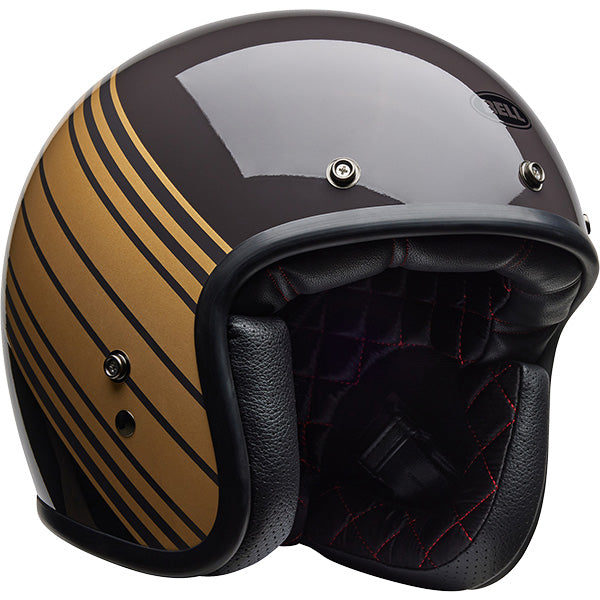 custom motorcycle helmets for sale uk Bell 500 Edge Gloss Brown Gold U-HOMY - Mdeam Foldable series: Revelator Horizon The Bell Moto 3 Color:Lunar Blue / Fizz Lime