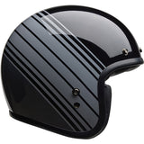 Bell Custom 500 Edge Gloss Metallic Black Grey
