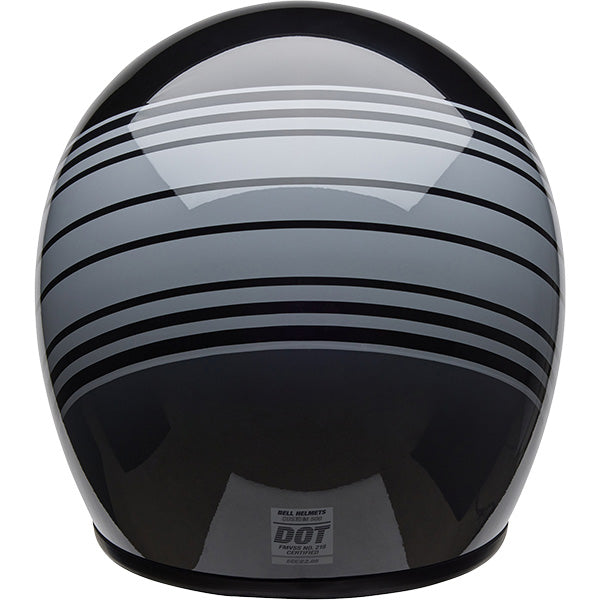 Bell Custom 500 Edge Gloss Metallic Black Grey