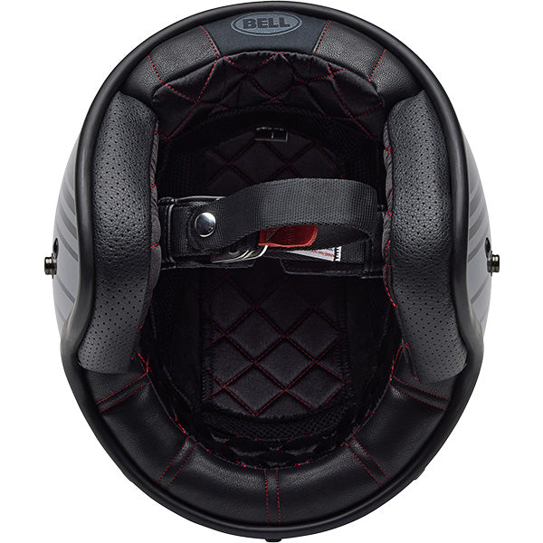 Bell Custom 500 Edge Gloss Metallic Black Grey