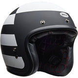 Bell Custom 500 Parlor Matt Black White