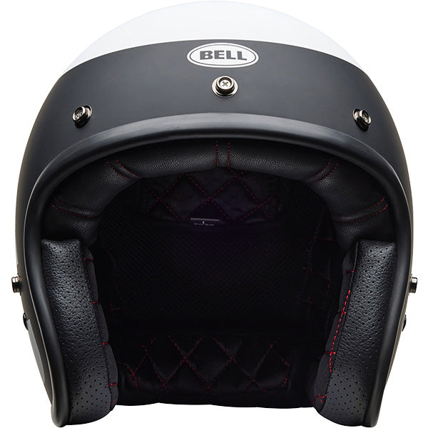 Bell Custom 500 Parlor Matt Black White
