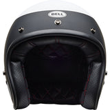 Bell Custom 500 Parlor Matt Black White