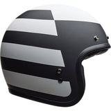 Bell Custom 500 Parlor Matt Black White