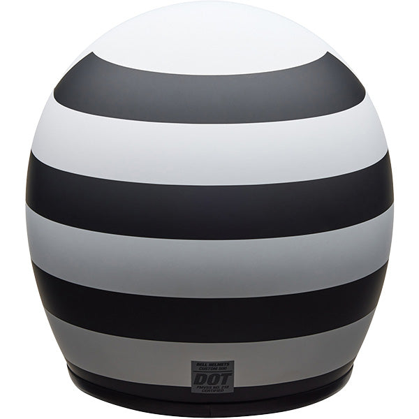 Bell Custom 500 Parlor Matt Black White