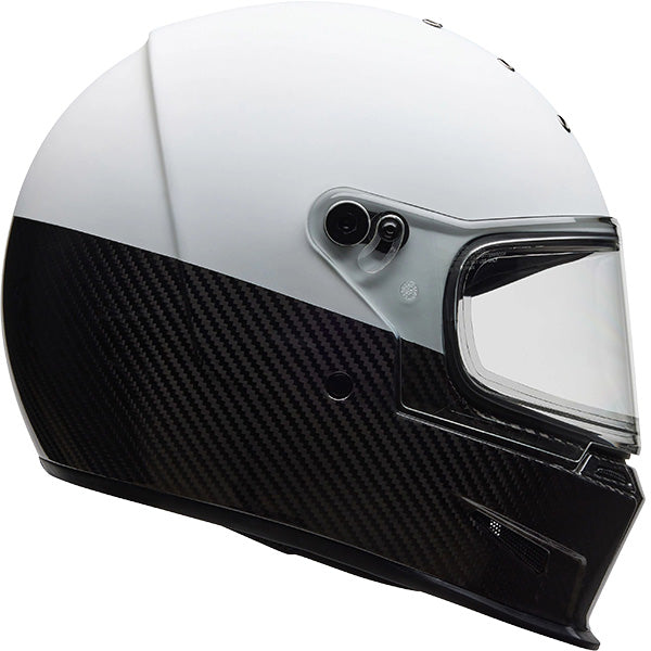 Bell Eliminator Carbon Diverge Matt Gloss White Black