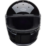 Bell Eliminator Menace Gloss Black White