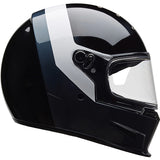Bell Eliminator Menace Gloss Black White